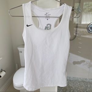 Nike white tank